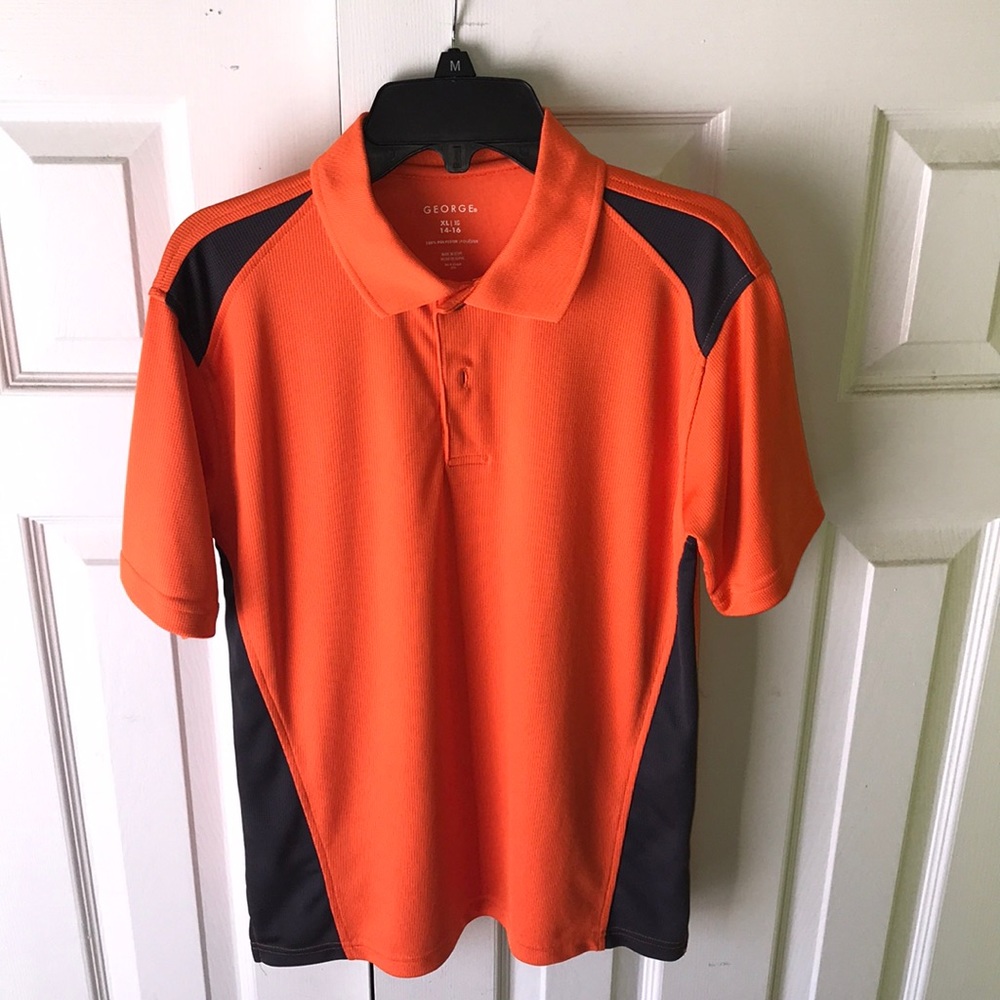 Orange Boys George Polo Shirt